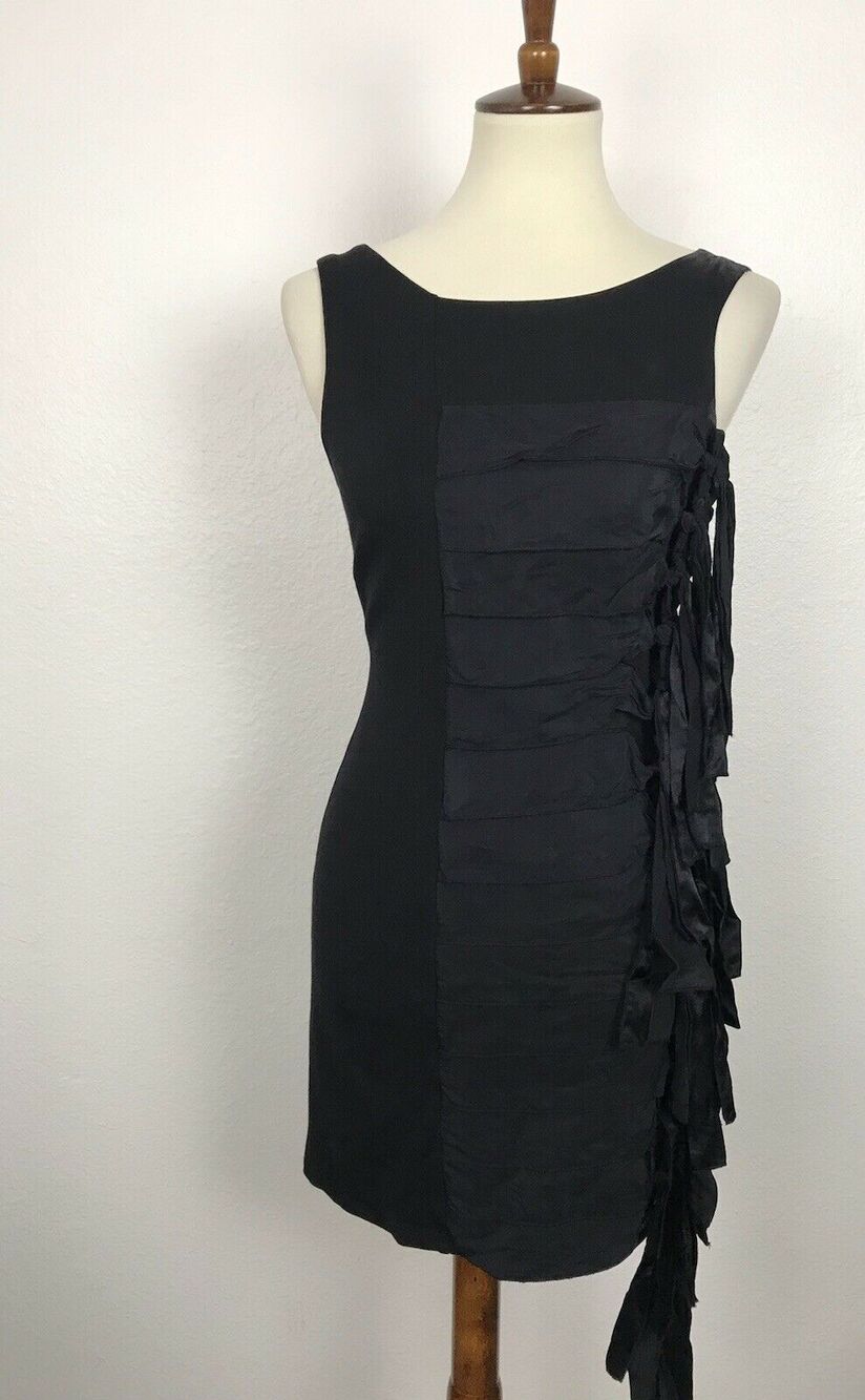 BCBGMaxAzria Bodycon Mini Sheath Dress Silk Stretch